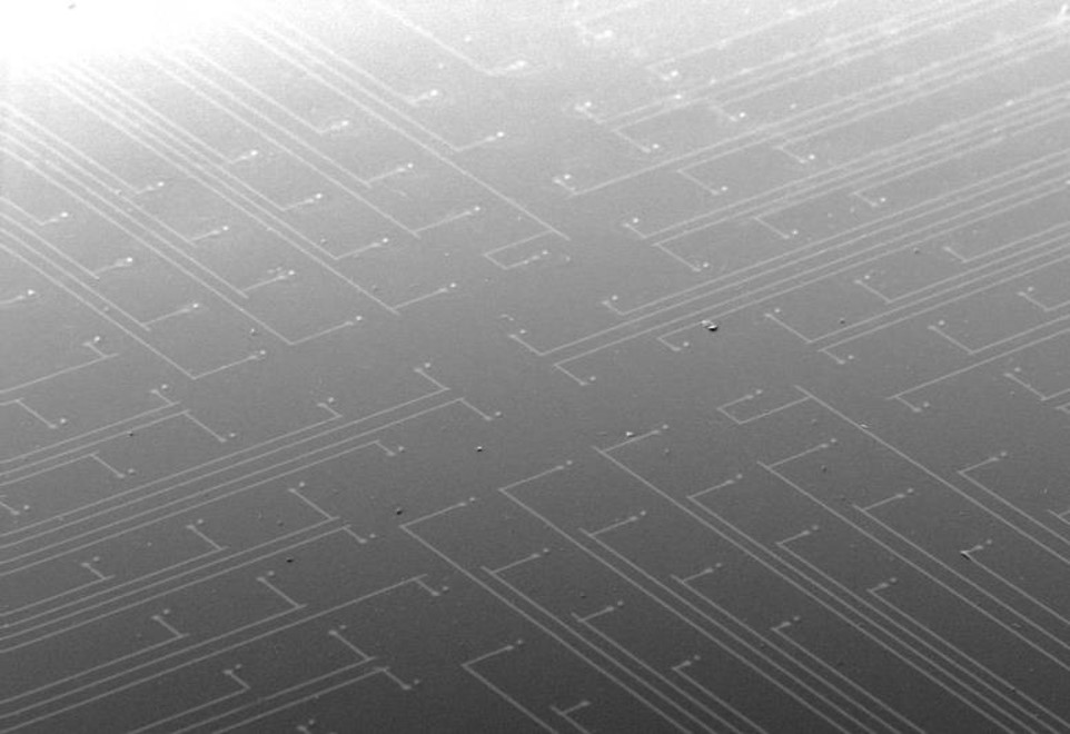 Large-area vertical nanowire device array